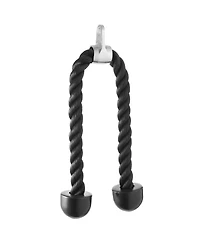 Philosophy Gym Cable Lat Pulldown Attachment 4 Piece Set Includes: Tricep Rope, Double D, Straight Bar, V Bar