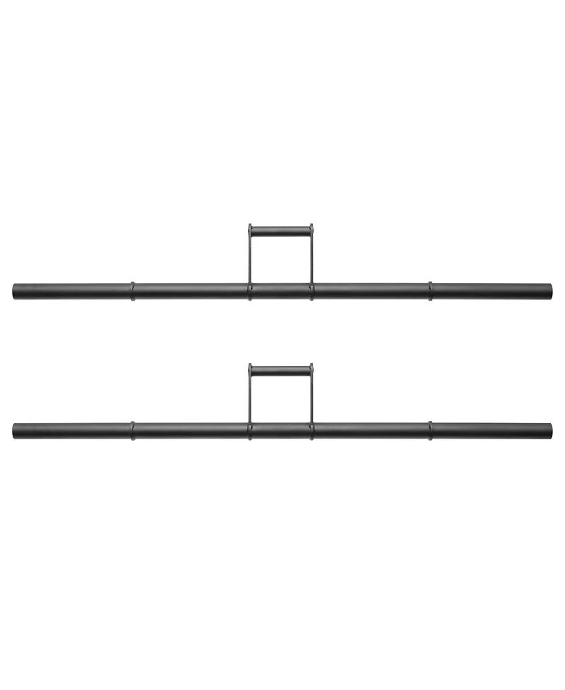 Philosophy Gym Farmers Walk Handles Pair - Barbell Style Grip Farmer Carry Bar Set for Weight Training