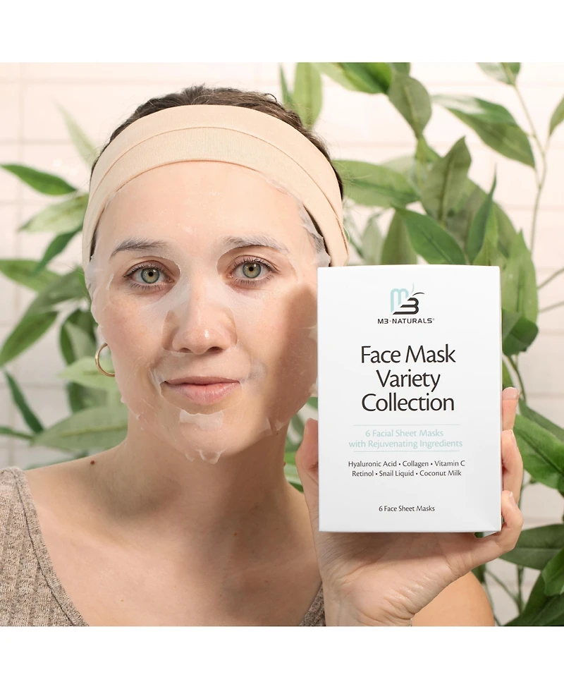 M3 Face Sheet Masks, 6 pack