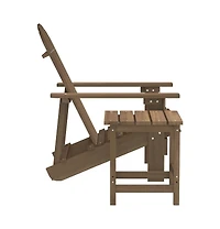 vidaXL Garden Chair Brown Solid Fir Wood 27.4 x 34.1 x 35.2 in Ergonomic