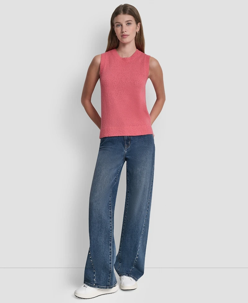 Dkny Jeans Women's Crewneck Pull-On Sweater