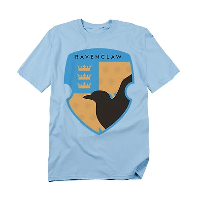 Harry Potter Men's Ravenclaw Four Square Shield Crest T Shirt