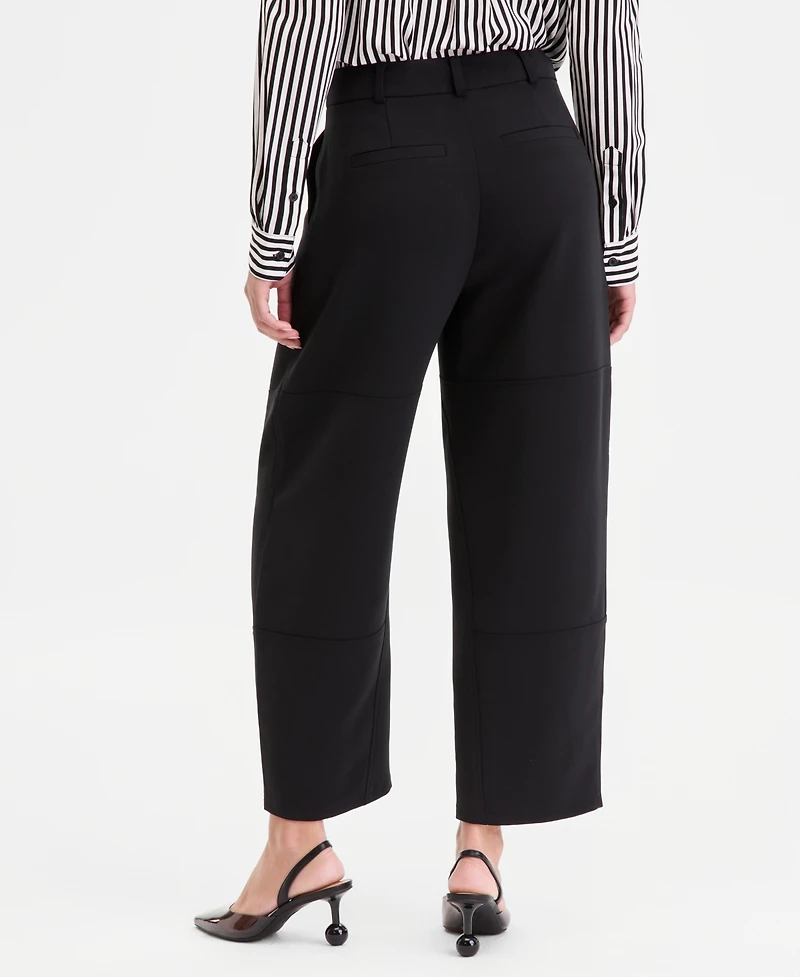 I.n.c. International Concepts Women's Barrel-Leg Ankle Pants, Macy's Exclusive