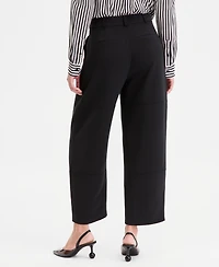 I.n.c. International Concepts Women's Barrel-Leg Ankle Pants, Macy's Exclusive