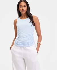 I.n.c. International Concepts Women's Luxe-Layering Jersey Ruched Tank, Macy's Exclusive