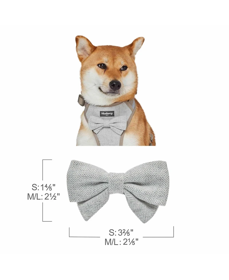 Blueberry Pet Textured Tweed Dog Harness Vest