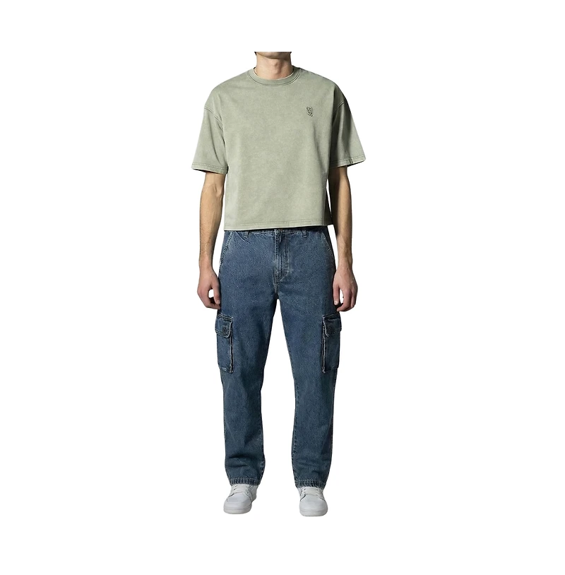 WeSC Men's Denim Cargo Pants