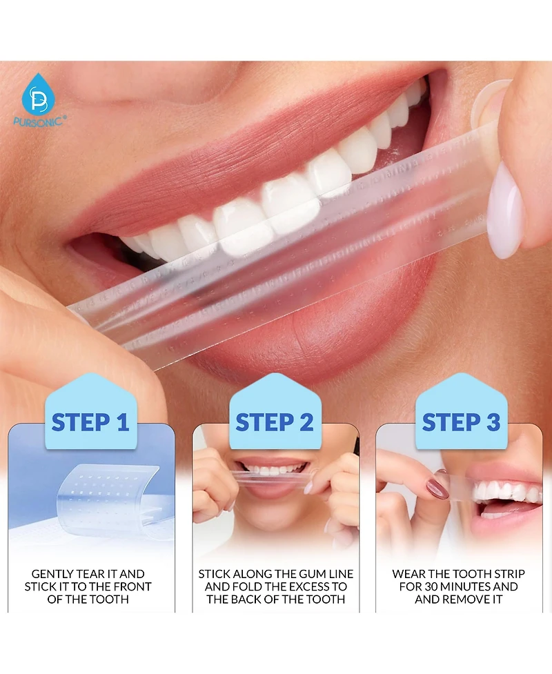 Pursonic The Total Smile Confidence System (3-in-1 Whitening Bundle