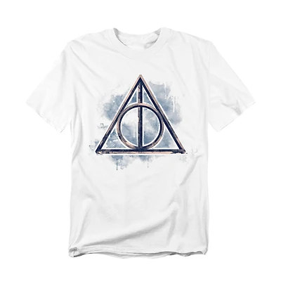 Harry Potter Men's Painted Deathly Hollows Symbol T Shirt
