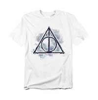 Harry Potter Men's Painted Deathly Hollows Symbol T Shirt