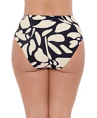 S3 Apparel Women's Smoothing Classic High-Waist Swimsuit Bikini Bottoms