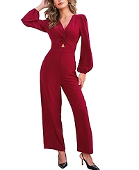 Cupshe Women's Spicy Red Jumpsuit