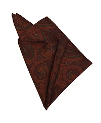 Elizabetta Men's Positano - Double Sided Silk Pocket Square for Men