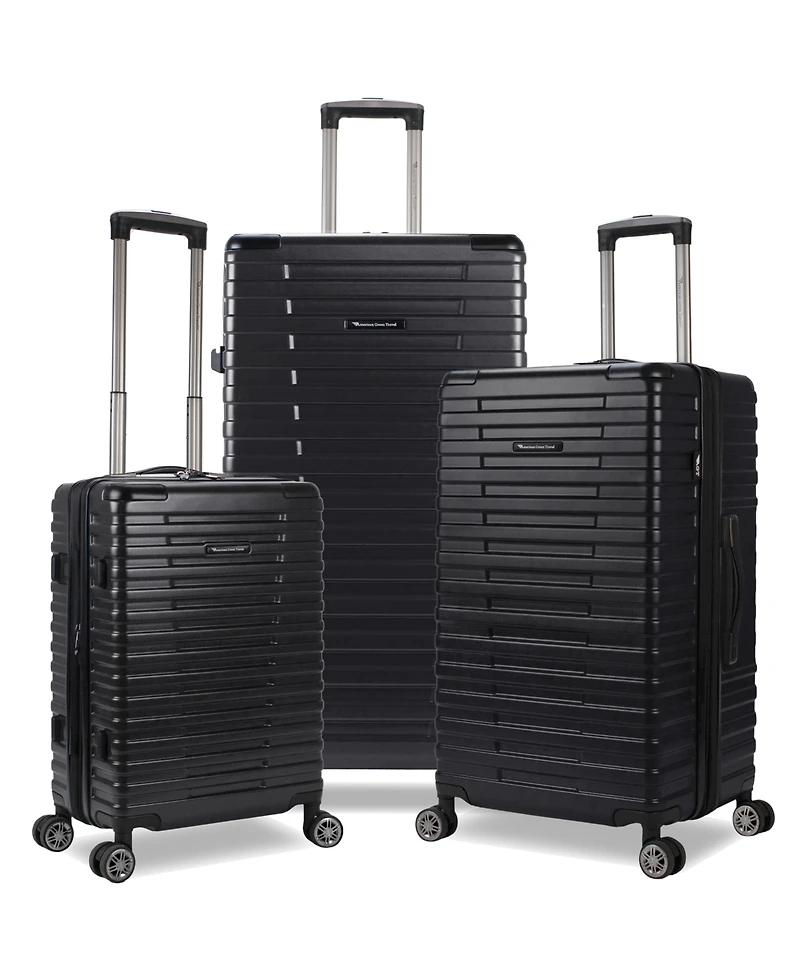 American Green Travel Titan -Pc. Hardside Expandable Spinner Trunk Luggage Set