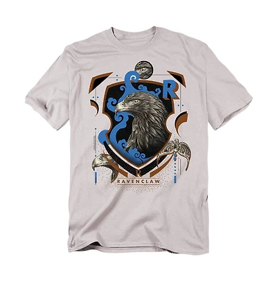 Harry Potter Men's Ravenclaw Magicial Mischief Level Up Crest T Shirt