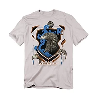 Harry Potter Men's Ravenclaw Magicial Mischief Level Up Crest T Shirt