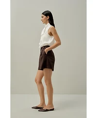 Lilysilk Women's Sleeveless Tie-Neck Silk Blouse