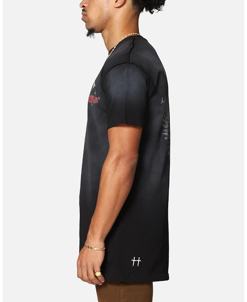 Saint Morta Men's Amorfati Lafayette T-Shirt Sunfade Black