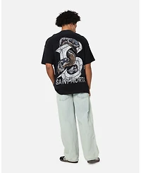 Saint Morta Men's Venom Boxy T-Shirt Sunfade Black