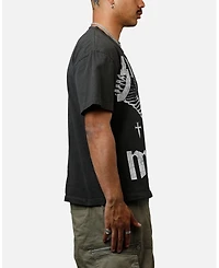 Saint Morta Men's Ride Or Die Boxy T-Shirt Black Wash