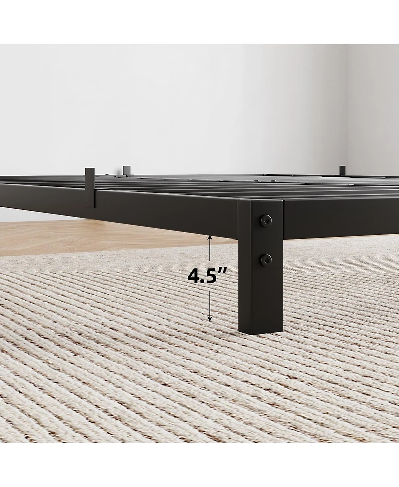 gaomon Easy Assembly Queen Size Low Profile Metal Bed Frame