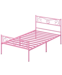 gaomon Easy Assembly Twin Size Bed Frames Space Saving, for Living Room, Guest Room