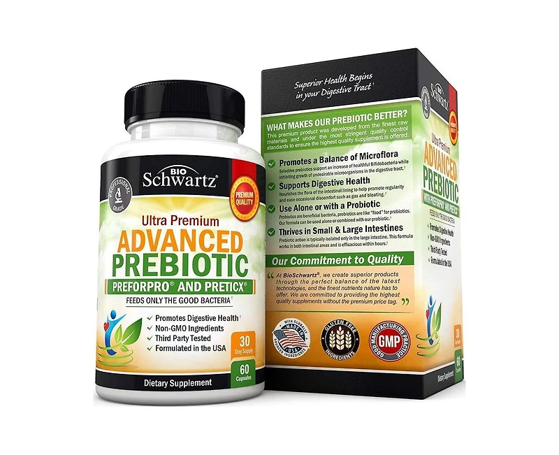 BioSchwartz Advanced Prebiotic 60 Capsules