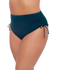 S3 Apparel Women's Smoothing Cinch Adjustable High-Waist Swimsuit Bikini Bottoms