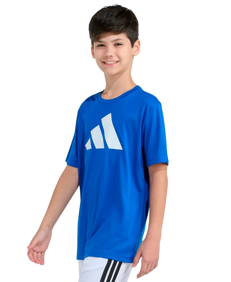 adidas Boys' 8-20 Graphic Print Crewneck T-Shirt