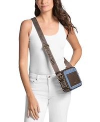 Michael Kors Maeve East West Pocket Top Zip Crossbody Bag