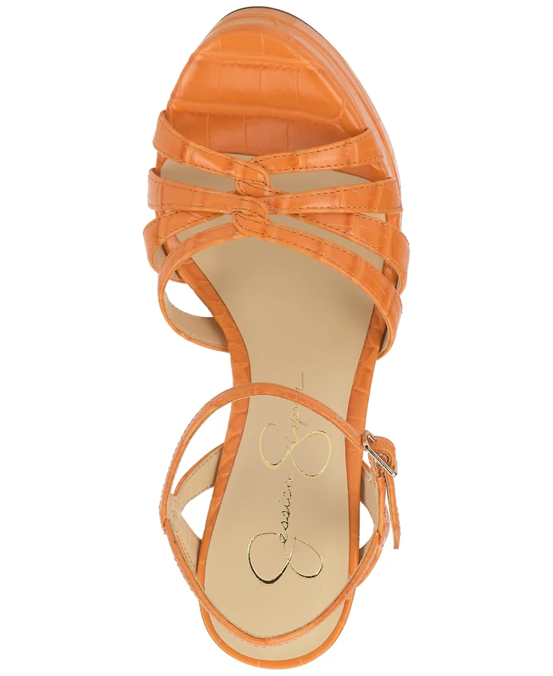 Jessica Simpson Women's Itzari Strappy High-Heel Platform Sandals