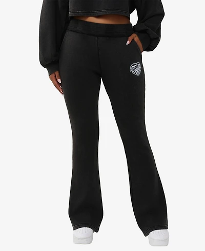 True Religion Women's Washed Herritage Bootcut Pants