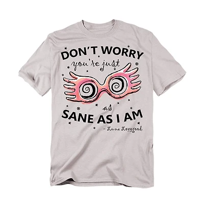 Harry Potter Men's Luna Lovegood Spectrespecs Black T Shirt