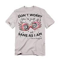 Harry Potter Men's Luna Lovegood Spectrespecs Black T Shirt