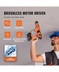 Mecale 20V Max Auto-Feed Drywall Screw Gun, 4200RPM Brushless Collated Screwgun Kit with 2 Batteries, Charger, Tool Bag & Belt Clip