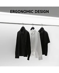 24-Pack Premium Wooden Suit Hangers with Non-Slip Pant Bar, Heavy Duty Solid Wood Coat for Jackets, Shirts, Dresses, Trousers