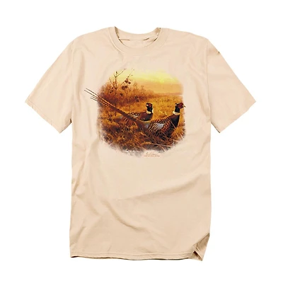 Wild Wings Men's Wildlife First Alert Pheasants T Shirt