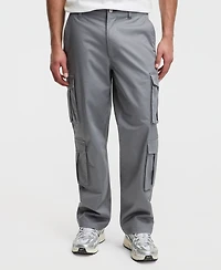 Mode of One Men's Relaxed-Fit Stretch Twill Cargo Pants, Macy's Exclusive