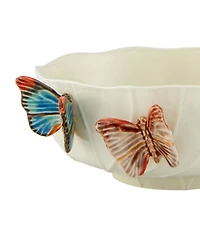 Bordallo Pinheiro Cloudy Butterflies By Claudia Schiffer Salad Bowl