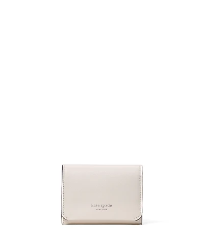 kate spade new york Halo Fine Grain Leather Trifold Wallet