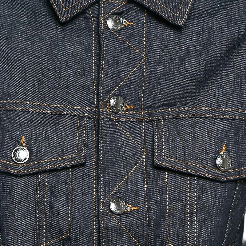 Pre-Owned Zadig & Voltaire Women's Pre-Owned Zadig and Voltaire Blue Denim Button Front Base Brut Jacket