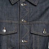 Pre-Owned Zadig & Voltaire Women's Pre-Owned Zadig and Voltaire Blue Denim Button Front Base Brut Jacket