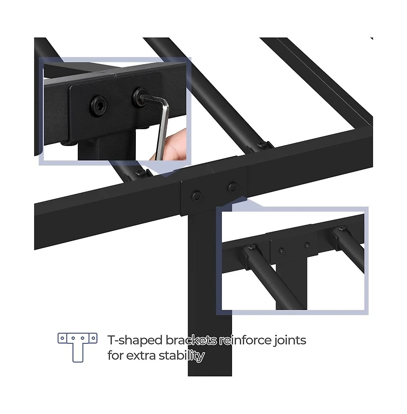 Yaheetech Full Size Metal Bed Frame