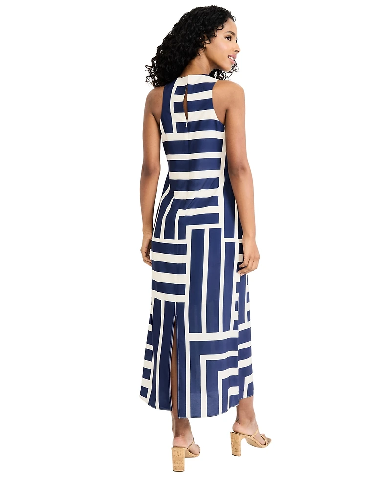 Donna Morgan Women's Crewneck Maxi Dress