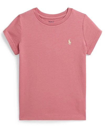 Polo Ralph Lauren Girls' 2T-6X Cap-Sleeve T-Shirt