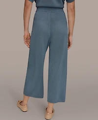 Donna Karan New York Women's Wide Leg Sequin Pull-On Pants