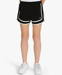 Champion Girls' 7-16 Two-Tone Varsity Pull-On Shorts