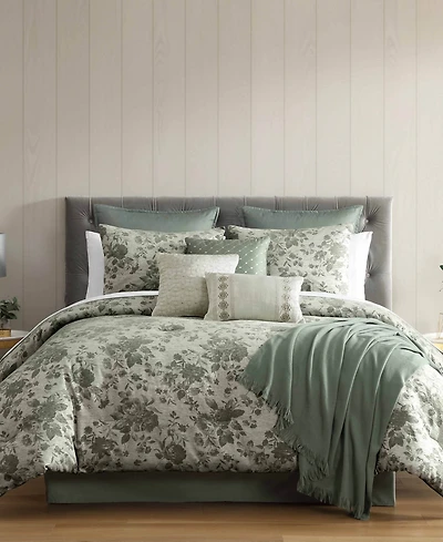 Macy's Guthrie Floral 14-Pc. Comforter Set, Queen