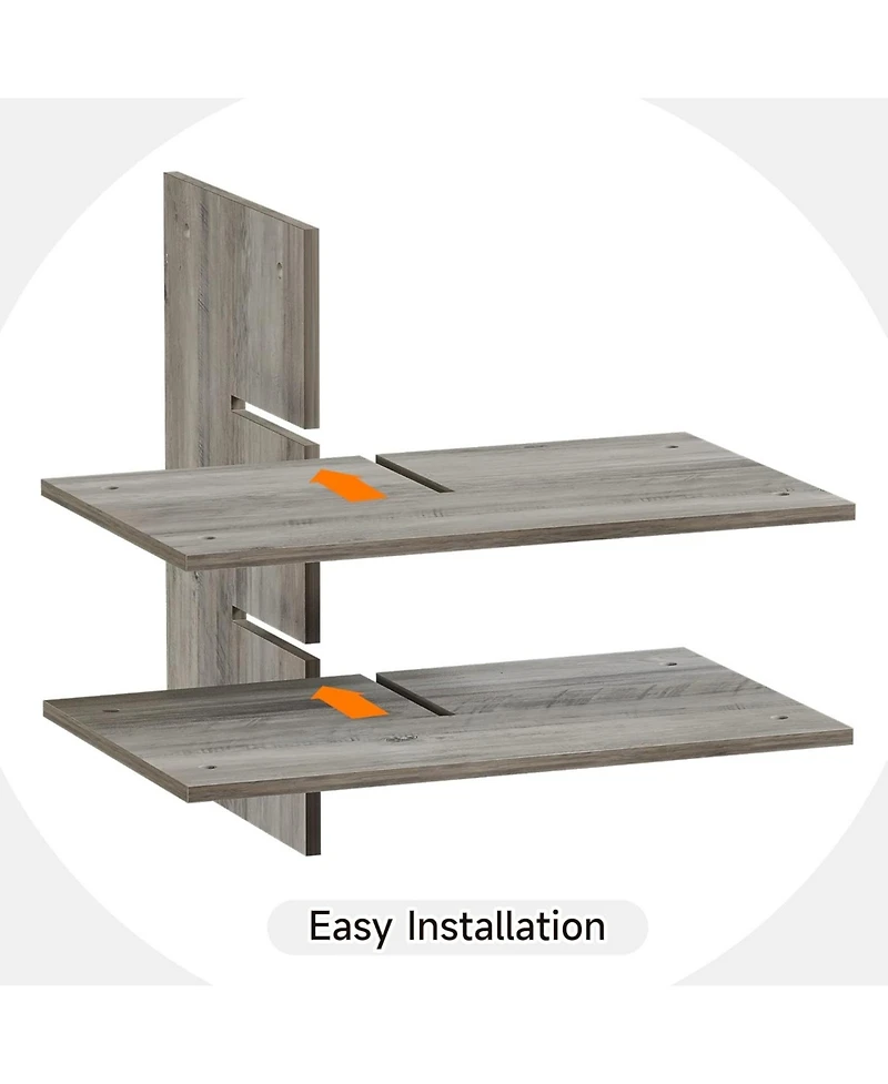 gaomon Entryway Shoe Bench with Storage & Cushioned Seat | Wooden Shoe Rack Organizer with Adjustable Shelves & Side Pockets for Hallway