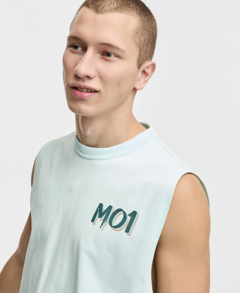 Mode of One Men's Relaxed Flamingo Muscle Tank, Macy's Exclusive